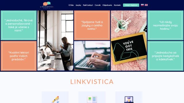 Preview image of website Linkvistica