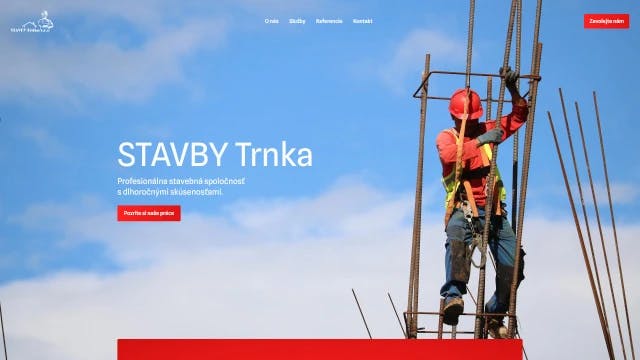 Preview image of website Stavby Trnka
